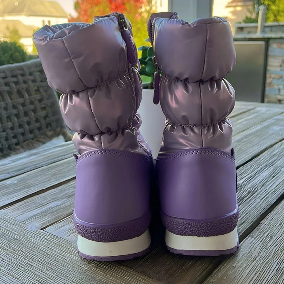 Tundra Husdon Children‎ Snow Boots Purple Waterproof/ ThermoLite - Picture 4 of 8